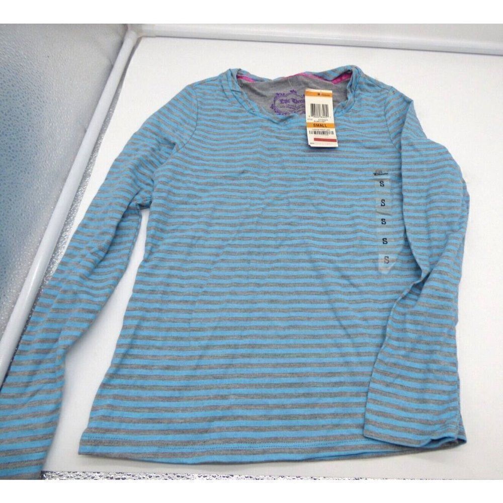 Epic Threads Kid’s Striped T-shirt, Small, Blue/Gray